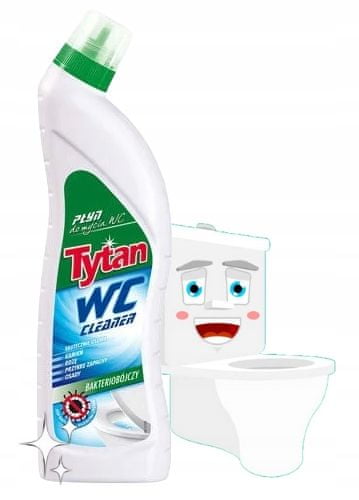 TYTAN WC čistiaci prostriedok Tytan zelený 700g